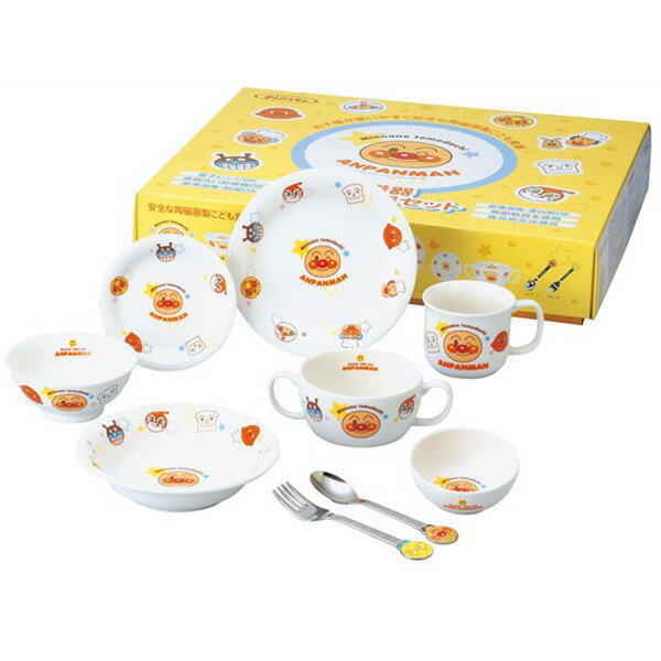【送料無料】 アンパンマン お子様食器ギフトセットL 074760それゆけ/アンパンマン/金正陶器/日本製/キッチン/食器セット/内祝い/子供/幼児/ギフト【あす楽対応】のサムネイル