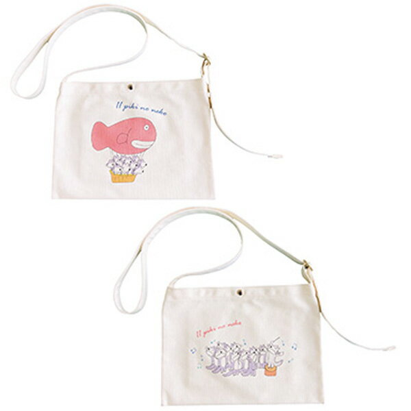 11ぴきのねこ 帆布ショルダーバッグ T230-01/T230-0211ぴきのねこ/馬場のぼる/絵本/人気/イラスト/サコッシュ/ショルダーバッグ/かばん..