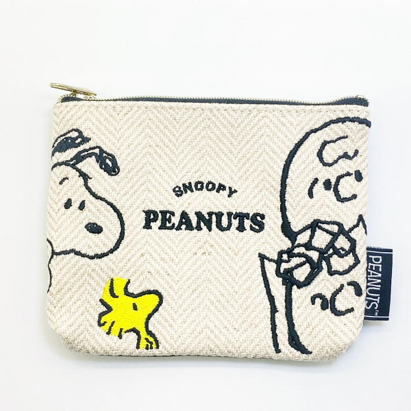 スヌーピー ティッシュポーチ ひょっこり SPCQ-044すぬーぴー/PEANUTS/ピーナッツ/キャラクター/ティッシュケース/ポケットティッシュ/ぽーち/収納/メイク/小物入れ【あす楽対応】