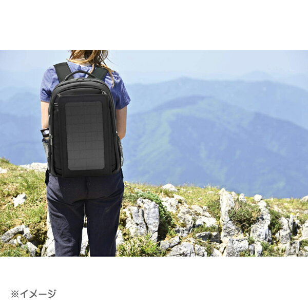 【送料無料】ソーラー固定式バッグ TOWN Style BA-BF12W携帯用バッテリー/発電/充電/ソーラーパネル/USB/スマホ/アウトドア/防災/リュック/バッグ【激安メガセール！】