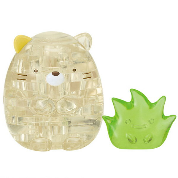 すみっコぐらし 立体クリスタルパズル ねこ＆ざっそう 50270すみっコぐらし/スミッコグラシ/サンエックス/立体型/ジグソーパズル/透明ピース/インテリア/玩具/おもちゃ/知育【激安メガセール！】のサムネイル