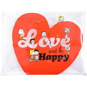 スヌーピー 抗菌クリアマルチケースLL Love and Happy レッド SPZ-2255snoopy/すぬーぴー/ピーナッツ/PEANUTS/収納/メイク...