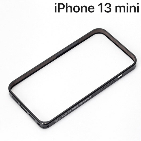 Rakuten - ディズニー iPhone 13 mini用 アルミバンパー ミッキーマウス/ブラック PG-DBP21J01MKY【メール便送料無料】