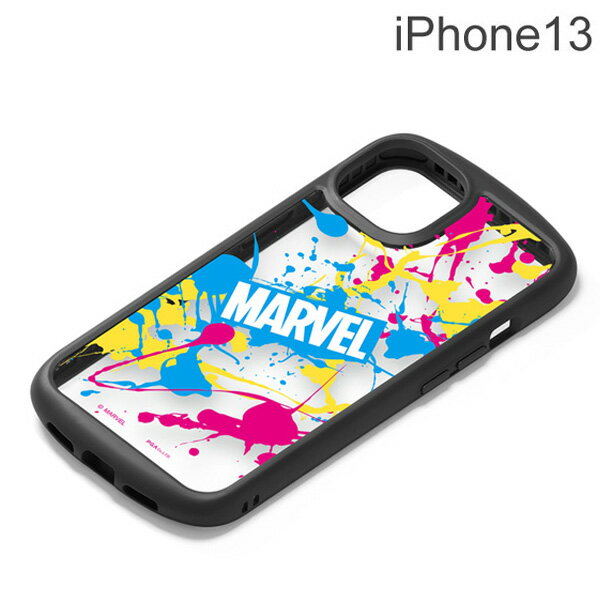 Rakuten - MARVEL iPhone 13用 ガラスタフケース スプラッシュ PG-DGT21K20MVL【メール便送料無料】