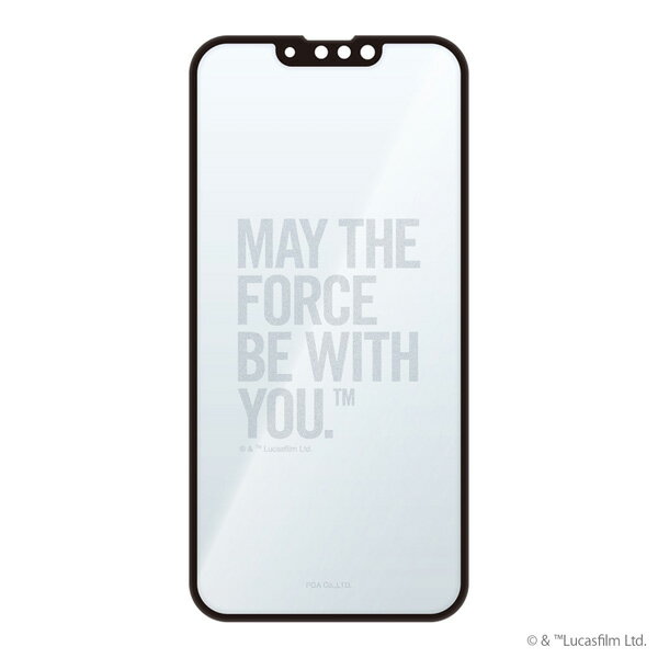 スターウォーズ(STAR WARS) iPhone 13/13 Pro用 抗菌液晶全面保護ガラス エディトリアル PG-DGL21K10SW【メール便送料無料】