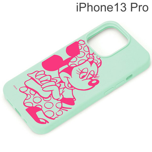 Rakuten - ディズニー iPhone 13 Pro用 抗菌スリムシリコンケース ミニーマウス PG-DSC21N02MNE【メール便送料無料】