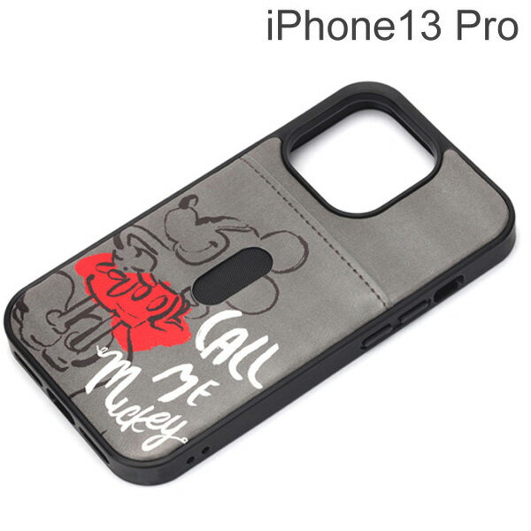 Rakuten - ディズニー iPhone 13 Pro用 タフポケットケース ミッキーマウス PG-DPT21N05MKY【メール便送料無料】