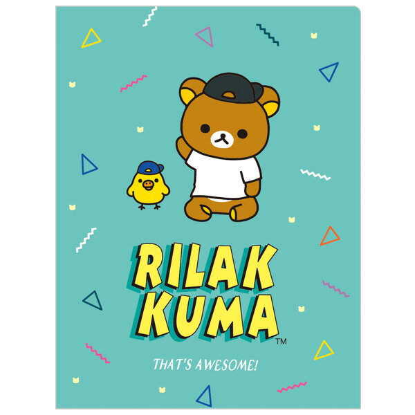 リラックマ グッズ リラックマ クリアホルダー (10ポケット) キャップ　FA04202【コリラックマ/キイロイトリ/チャイロイコグマ/サンエックス/文具/文房具/クリアファイル/書類/整理整頓/連絡袋】のサムネイル