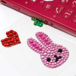 Petit DECOジュエリーデコシールウサギ　フェイスBPD-09【アウトレット】