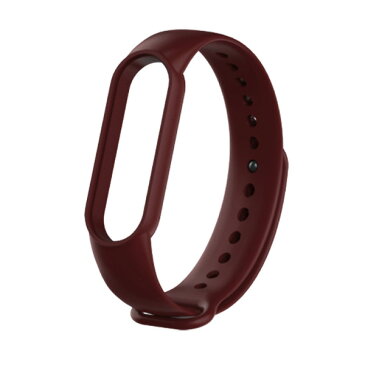 Amazfit Bamd5 スマートウォッチ 替えバンド ワインレッドアマズフィット/スマートウォッチ/ウェアラブル/iPhone/Android/スポーツ/おしゃれ
