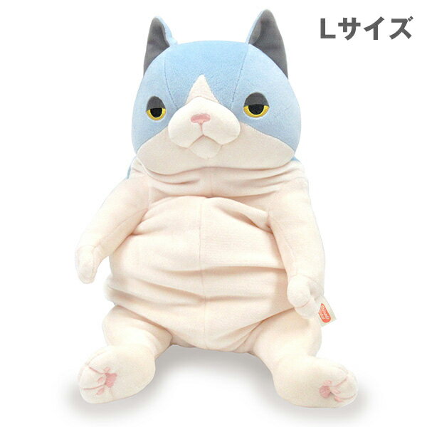 Rakuten - もちねこ パステル ラムネ L MONE-0350PRもちシリーズ/シュール/ぬいぐるみ/プレゼント/やみつき触感/癒し