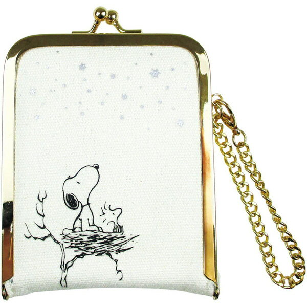 スヌーピー 3wayがまぐちミラー 星空 SN-5537405STsnoopy/すぬーぴー/ピーナッツ/PEANUTS/キャラクター..