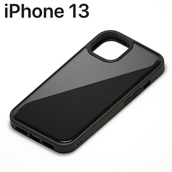 iPhone 13 用 ハイブリッドタフケース ブラック PG-21KPT01BK