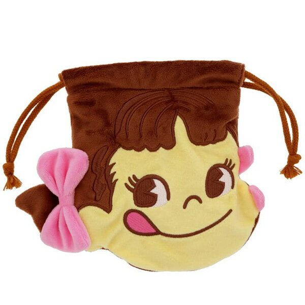 ペコちゃん ダイカット巾着 Peko S2318180ぺこちゃん/PEKO/Peco/キャラクター/可愛い/きんちゃく/袋/小物入れ/ケース/ポーチ【あす楽対応】のサムネイル