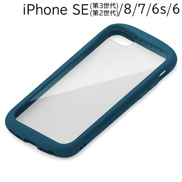 Rakuten - iPhone SE3/SE2/8/7/6s/6 ガラスタフケース ネイビー PG-22MGT04NV【メール便送料無料】