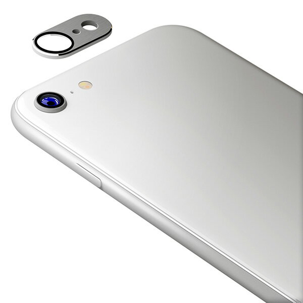 Rakuten - iPhone SE3/SE2/8/7 カメラフルプロテクター シルバー PG-22MCH05SV【メール便送料無料】
