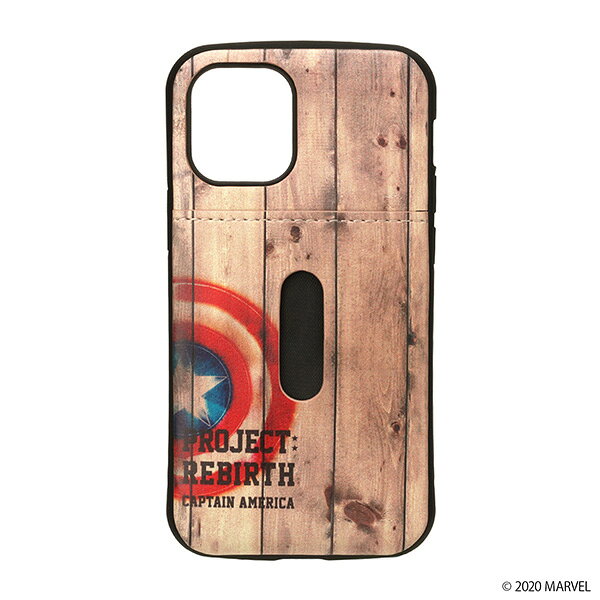 MARVEL iPhone 12 mini用 タフポケットケース キャプテン・アメリカ PG-DPT20F20CTA【メール便送料無料】