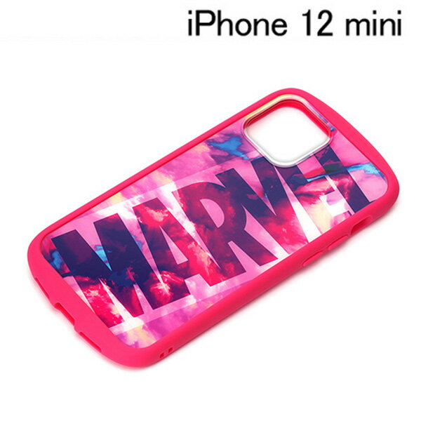 Rakuten - MARVEL iPhone 12 mini用 ガラスタフケース ロゴ/ピンク PG-DGT20F21MVL【メール便送料無料】