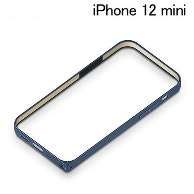 Rakuten - iPhone 12 mini用 アルミニウムバンパー ネイビー PG-20FBP04NV【メール便送料無料】