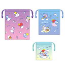 BT21 巾着3点セット おやすみ 207396BTS/LINE FRIENDS/コラボ/キャラクター/袋/巾着/ポーチ/小物入れ【激安メガセール!】