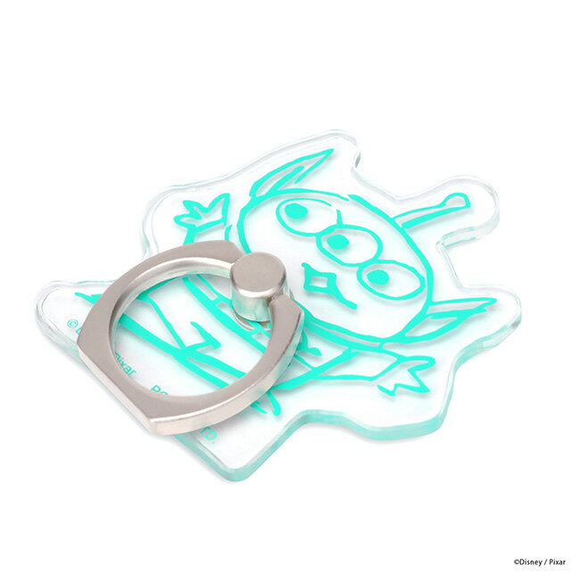 ディズニー・ピクサー スマートフォン用 クリアリングホルダー エイリアン PG-DRH05LGM【メール便送料無料】