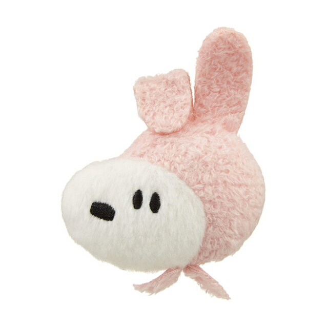 スヌーピー ぬいバッジ ウサギスヌーピー 682980すぬーぴー/PEANUTS/ピーナッツ/キャラクター/雑貨/生活雑貨/ぬいぐるみ/バッジ/プレゼント/贈り物【あす楽対応】のサムネイル