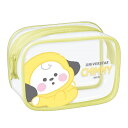 BT21 ボックスミニポーチ CHIMMY 208128BT21/LINE/FRIENDS/キャラクター/可愛い/ポーチ/ケース/クリア/収納/小物入れ/メイク...