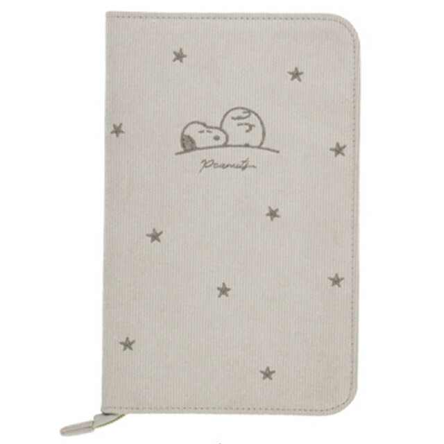 スヌーピー マルチカードケース すやすやコーデュロイシリーズ グレー SPCQ-195snoopy/すぬーぴー/ピーナッツ/PEANUTS/キャラクター/カード/通帳ケース/保険証ケース/マルチケース/プレゼント【あす楽対応】のサムネイル