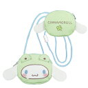 サンリオ フェイス型ネックポーチ3 シナモロール×カエル 33200553サンリオキャラクターズ/SANRIO/キャラクター/かわいい/雑貨/生活雑貨/小物入れ...