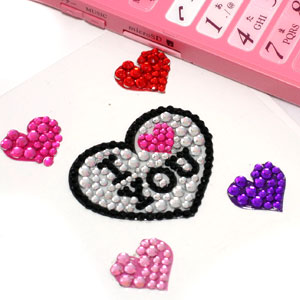 Petit DECOジュエリーデコシールハート（I LOVE YOU）BPD-21【アウトレット】