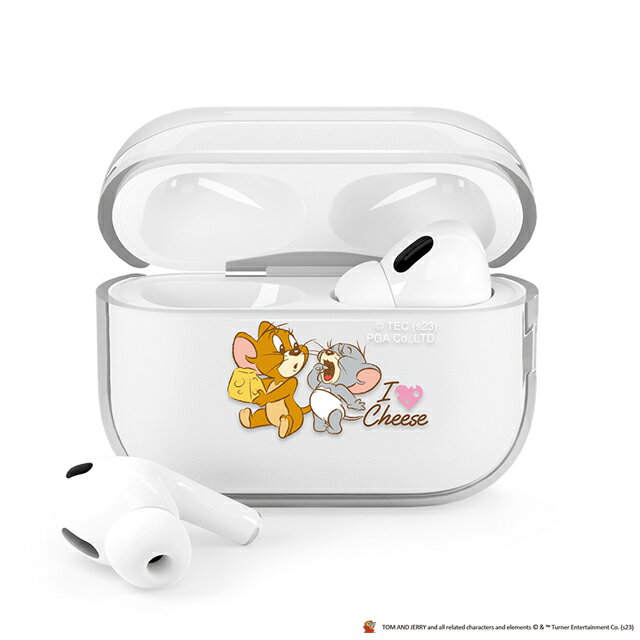 トムとジェリー AirPods Pro(第2/1世代)用 抗菌ソフトケース ジェリーとタフィー PG-WAPP2TP01TAJトム＆ジェリー/TOM&JERRY/トム/ジェリー/キャラクター/iphone/Apple/mac/ワイヤレスイヤホン/エアーポッズ/エアーポッズプロ/ケース/カバー/抗菌