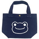 かえるのピクルス ミニミニトート フェイス ネイビー 181541-23pickles the frog/カエル/蛙/ぴくるす/かわいい/キャラクター/雑貨/生...