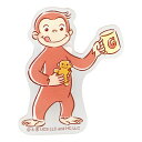 おさるのジョージ アクリルクリップ おやつ 302145Curious George/ひとまねこざる/アニメ/キャラクター/文具/文房具/ステーショナリー/コレクション/結束