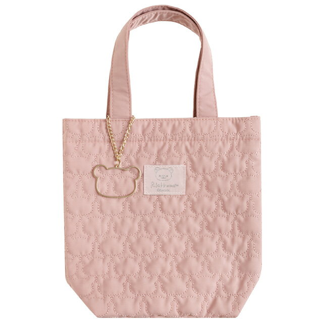 リラックマ グッズ(9) リラックマ あなたとまどろむリラックマテーマ ミニトートバッグ　CA42101【リラックマ/コリラックマ/キイロイトリ/チャイロイコグマ/サンエックス/ランチバッグ/エコバッグ/サブバッグ/ショッピング】のサムネイル