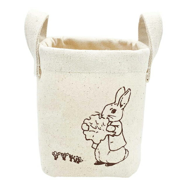 Rakuten - ピーターラビット 卓上バスケット ブラウン PR-5542868BRPeter Rabbit/ビアトリクス・ポター/絵本/かわいい/雑貨/生活雑貨/インテリア/小物入れ/卓上収納/フラワーポット/ポットカバー