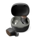 【送料無料】完全ワイヤレス ステレオイヤホン カナルタイプ ブラック PG-BTE17TW1BK