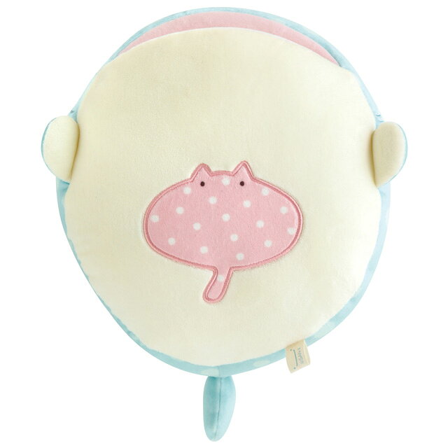 じんべえさん じんべえさんとあいすくらげテーマ スーパーもーちもちまんまるぬいぐるみ じんべえさん　MO56901【じんべえさん/じんべい/海/ジンベエザメ/サンエックス/インテリア/コレクション】の商品画像 3