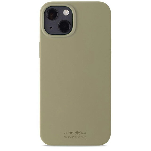 Rakuten - holdit iPhone13用 ソフトタッチシリコンケース カーキグリーン 15169