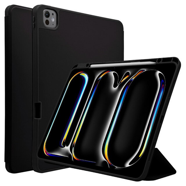 【送料無料】ラスタバナナ 13インチ iPad Pro(M4)手帳ケース ブラック 8036IPP13BBK