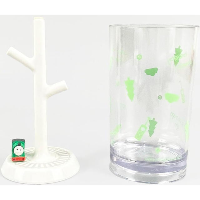 きかんしゃトーマス うがいコップ&スタンド パーシー コップとフィギュア付きスタンドセット 水切り 衛生的 TM-3338