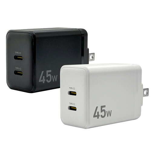 【送料無料】ラスタバナナ AC充電器 Type−C×2 PD45W RAC2C45W02CGRY/RAC2C45W02WH 【送料無料】ラスタバナナ AC充電器 Type−C×2 PD45W RAC2C45W02CGRY/RAC2C45W02WH