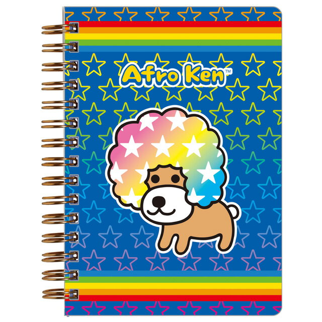 アフロ犬 サンエックスキャラクターズ シールコレクション SPシールノート　SE68802【あふろ/いぬ/アフロケン/サンエックス/文具/文房具/ステーショナリー/シール手帳】のサムネイル