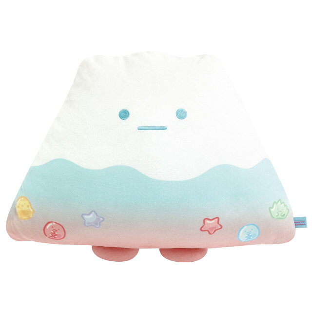 Rakuten - すみっコぐらし グミグミパーティーテーマ スーパーもーちもち抱きぐるみ やま　MV60601【すみっこぐらし/スミッコグラシ/サンエックス/インテリア/コレクション/ぬいぐるみ/クッション】