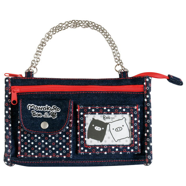 【3月上旬〜中旬入荷予定予約】サンエックスユニバース キャラクターシリーズ チェーン付ポーチ モノク ...