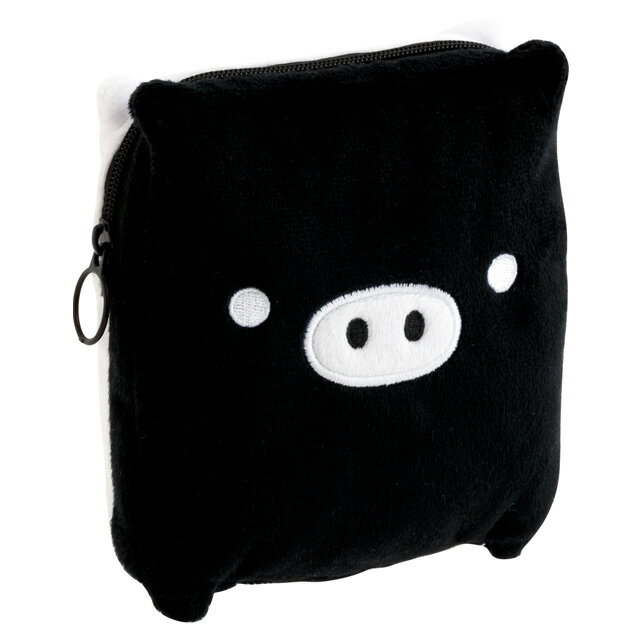 【3月上旬〜中旬入荷予定予約】サンエックスユニバース キャラクターシリーズ ぬいぐるみポーチ モノク ...