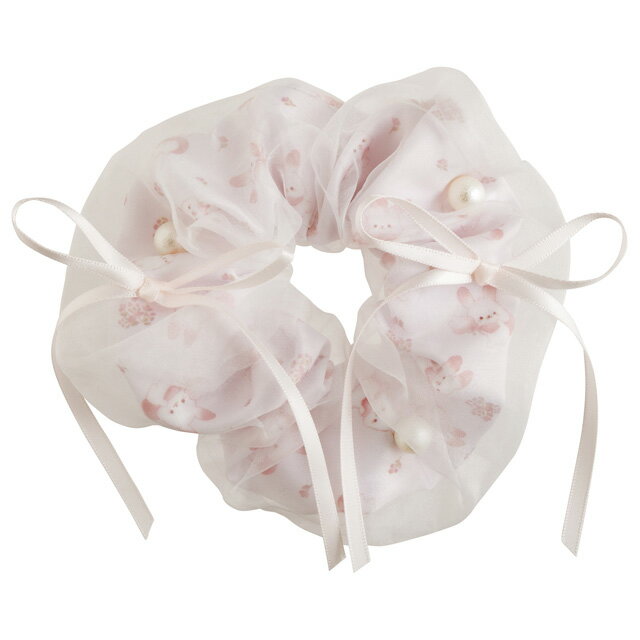 Rakuten - シュガーココムー チュール シュシュ　CM58001【わたあめうさぎ/サンエックス/アクセサリー/ヘアゴム/髪の毛/髪ゴム/ヘアアクセ】