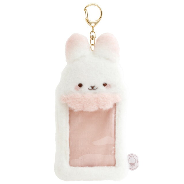 シュガーココムー Sugarcocomuu's Holidayテーマ ぬいぐるみフォトキーホルダー シュガーココムー　AB48701【わたあめうさぎ/サンエックス/アクセサリー/写真/フォトフレーム】