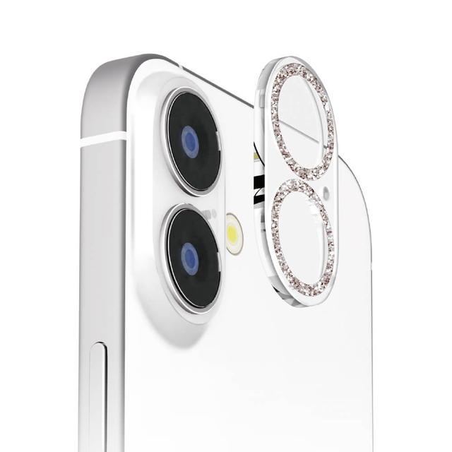 Rakuten - iPhone 16 / 16 Plus 2眼カメラ用 カメラフルプロテクター ラメシルバー PG-24ACLG07SV【メール便送料無料】