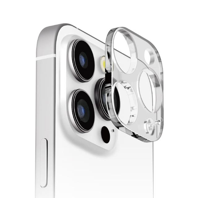 Rakuten - iPhone 16 Pro / 16 Pro Max 3眼カメラ用 カメラレンズフレーム クリア PG-24BLGD01CL