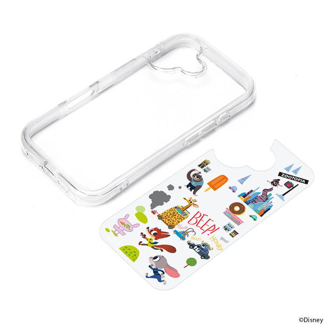 Rakuten - ディズニー iPhone 16用 エアクッションケース ズートピア PG-D24APT01ZTP【メール便送料無料】